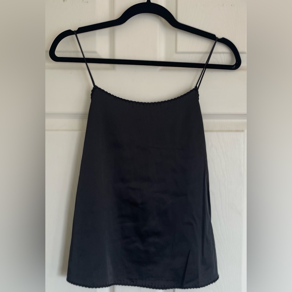 Black Silky Top